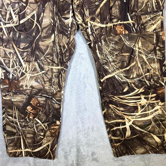 Game Winner Men's Cargo‎ Pants XL Camo Realtree Cotton Hunting Straight Leg M968 - Picture 5 of 13